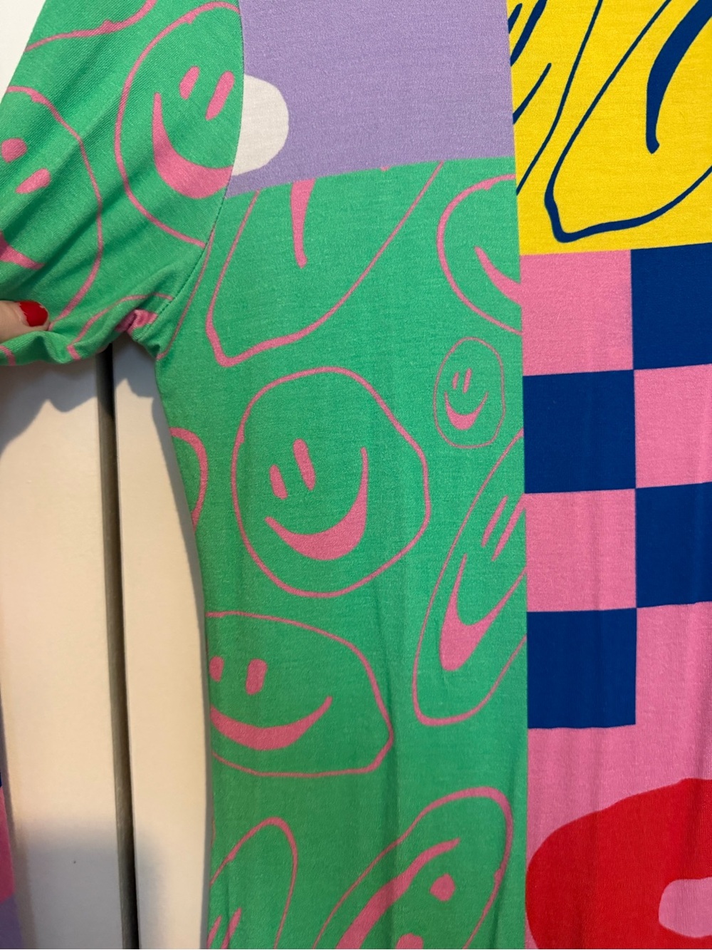 Lazy Oaf Colorblock Pattern Dress - Picture 5 of 6